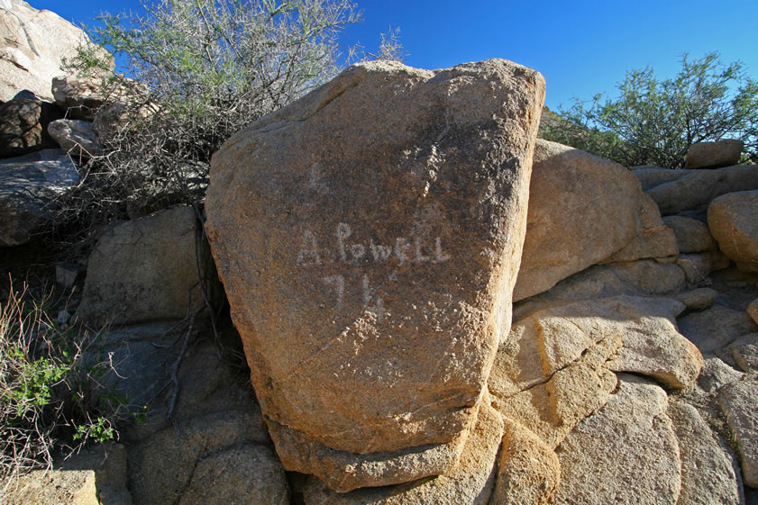 We also find another historic inscription.
