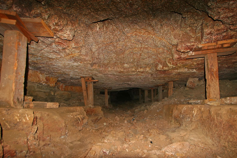 Here are some views from inside the mine.