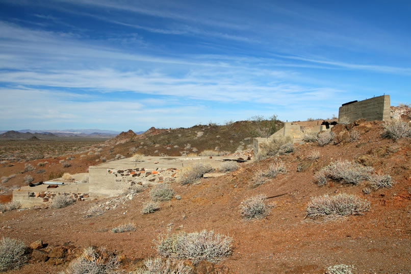 With the exception of a few old cans and twisted bits of metal, not much remains at the mill site.