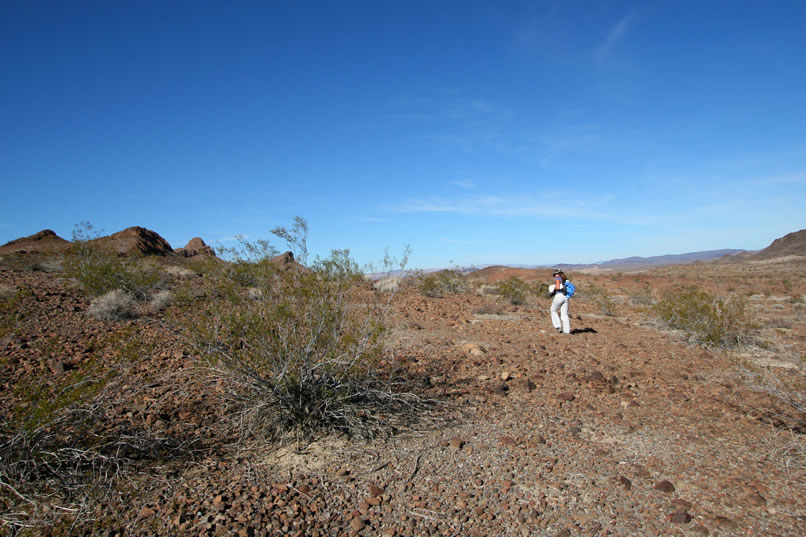 Our goal is to try to locate an old rock collecting area called Agate Hill.