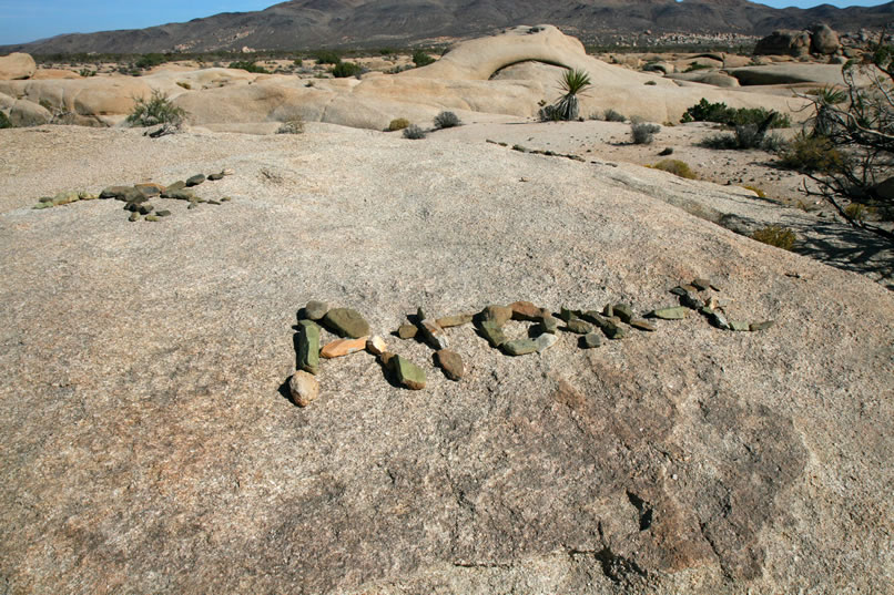 Maybe hundreds of years from now some other desert wanders will come upon this and scratch their heads!