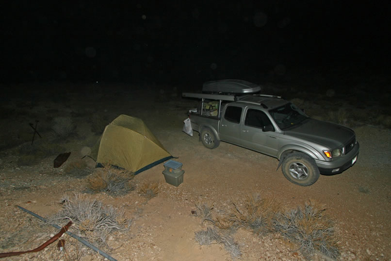Eventually we head down to our tent for a night of shivering!  It's going to be worth it, though, because tomorrow we're headed for the unbelievable petroglyph site in "Z" Canyon.