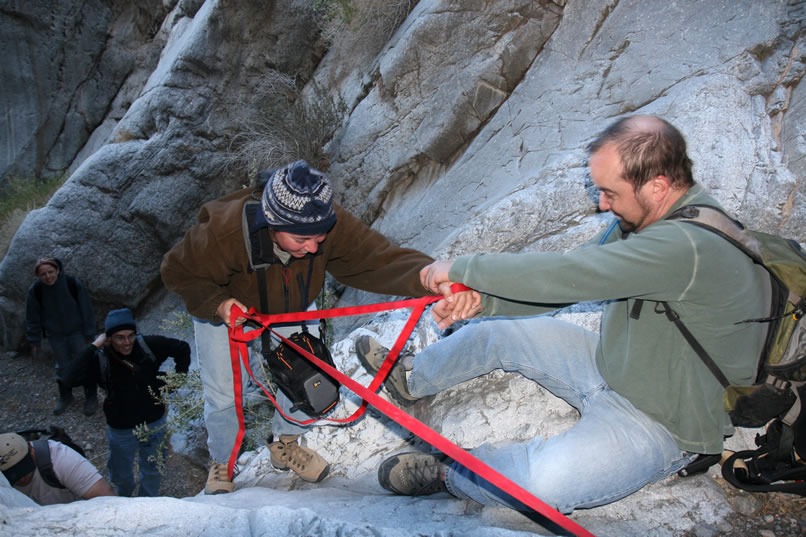 By now we're getting pretty good at this climbing stuff and make short work of this challenge.