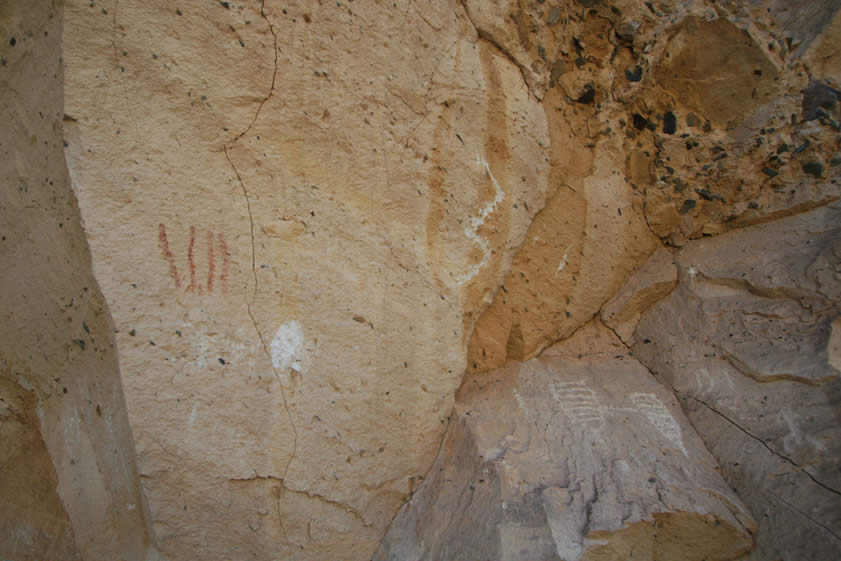 As you can see, there are still some traces of pictographs present as well.