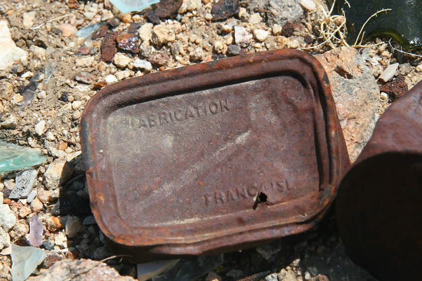 We decide to head out to the old mill site beyond the town first and then return to prowl around the brush covered flats to see what turns up in the way of historic trash.