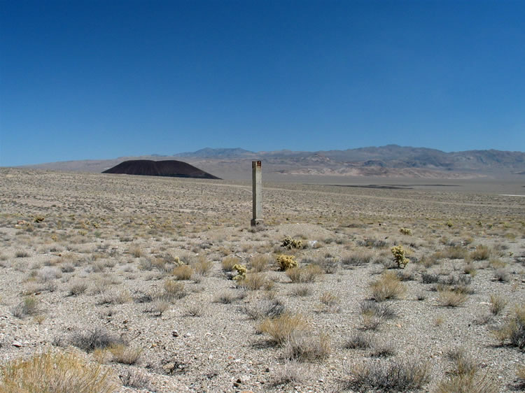 Back at the site of the old town is this stack that we decide to use as a marker in our explorations of the remains of Blair.