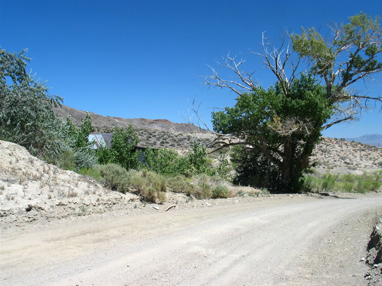 Our first stop along the Coyote Road is at Coyote Hole Spring.  This historic spring was used by prehistoric man as well as by miners searching for minerals in the surrounding mountains.