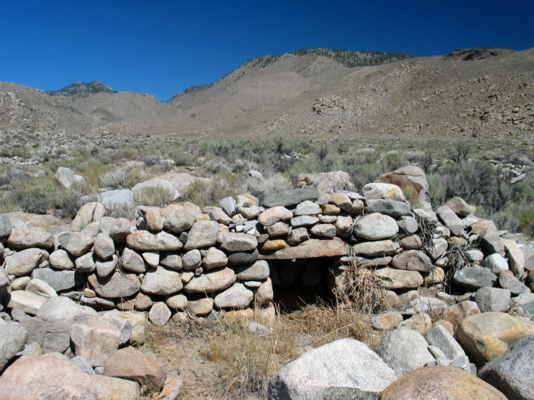 A closer look at the fireplace.