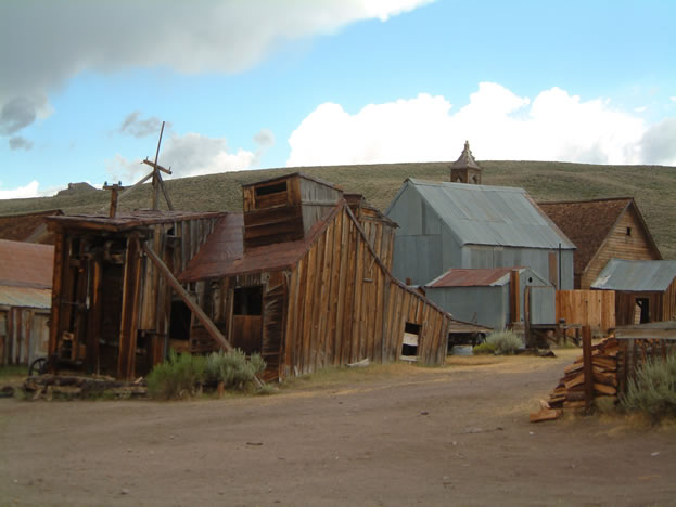 A view of the sawmill from across the street.