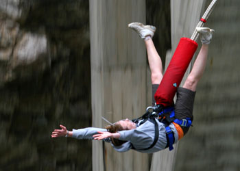 Joyce bungee jumping