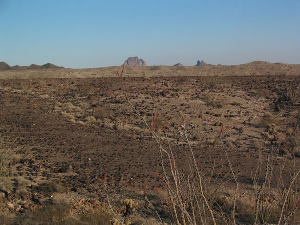 The peaks near Picacho can be seen in the distance.