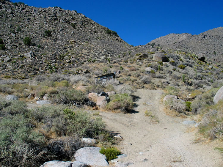 We're here!  At the end of the road is the Astro-Artz Cabin where we'll be camping tonight after the hike.