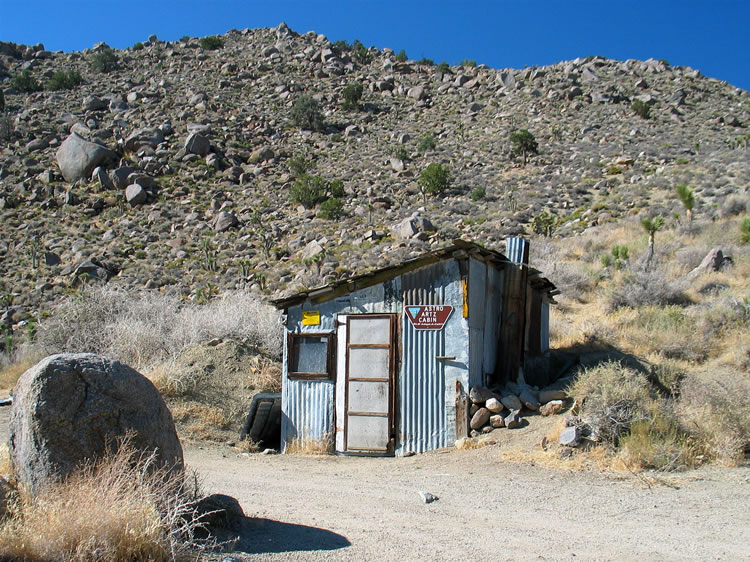 This tiny prospector's cabin is well stocked and lovingly maintained by BLM volunteers as part of the Adopt-A-Cabin program.