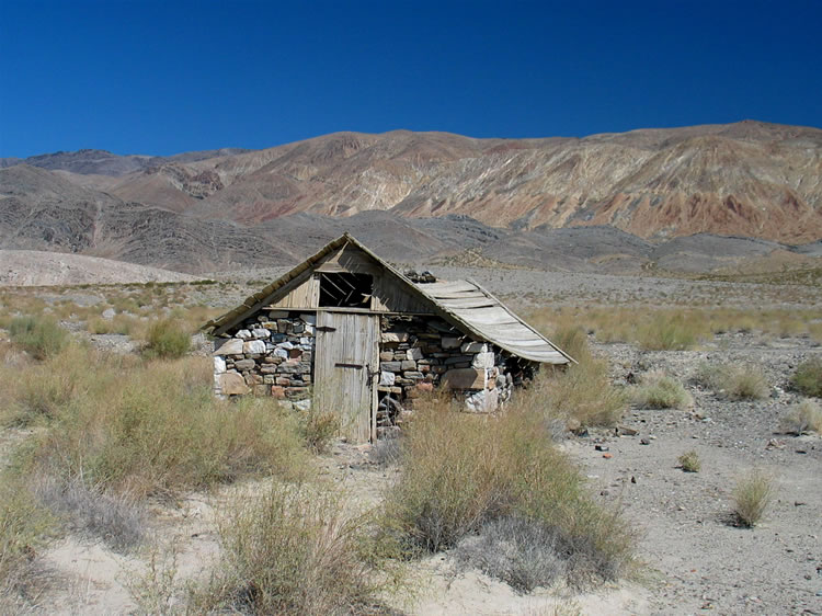 Also nearby is a well built stone cabin.