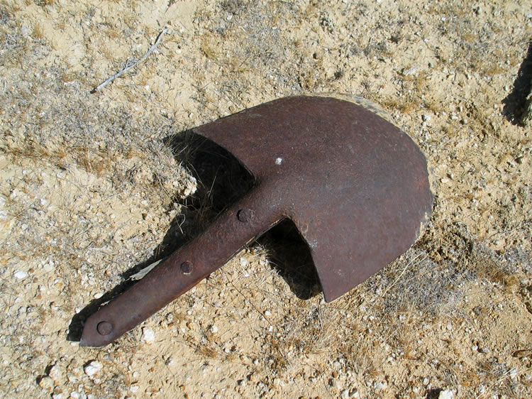 It's very likely that this shovel dates from the early 1920's and was used in the gathering of the Epsom Salts.