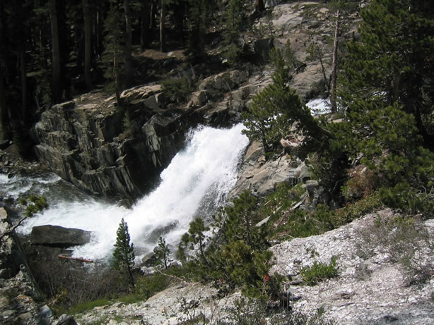 Waterfall near camp.