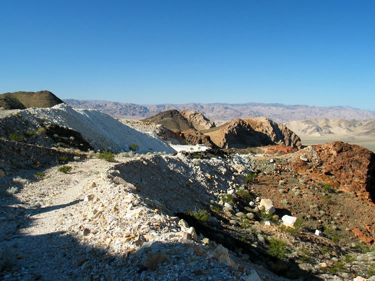 The third level bears the scars of modern strip and pit mining techniques.