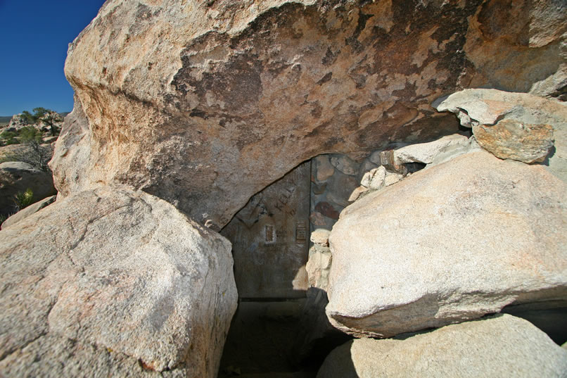 Park rangers estimate that it's around a hundred years old and probably dates back to when this area was used by cattle rustlers and miners.