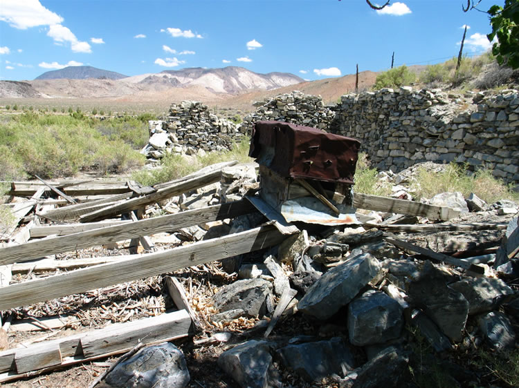 Apparently, in 1860 a detachment of soldiers from Camp Independence was dispatched to Fish Lake Valley to protect the settlers from the local Indians who resented the intrusion and take-over of their lands.