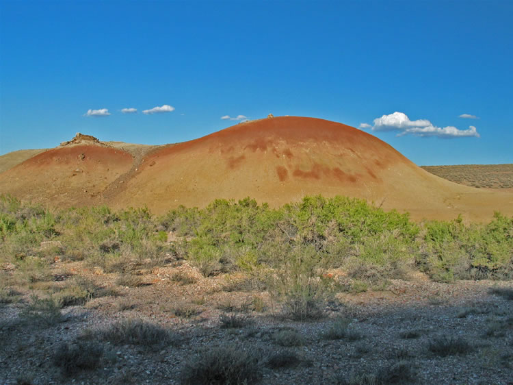 Our last find of the afternoon was at the base of these mud hills.