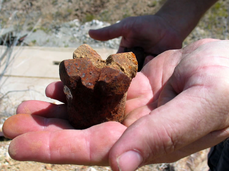 One of the biggest jobs of the blacksmith would have been keeping the drill-steels sharp.