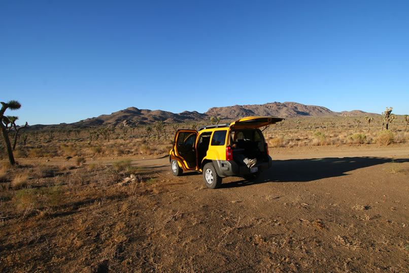 Soon we find ourselves back at the truck and kick back in the shade with the rear hatch open.  After a bit of food and some water, it's time to head for home!  Thanks again for joining us!